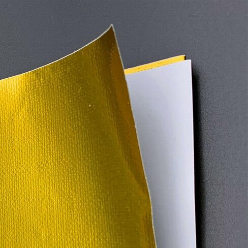 أداء الفريق - حاجز درع حراري من الألياف الزجاجية المدعمة باللاصق 13575 يصل إلى 2000 درجة فهرنهايت متعدد الأغراض - متوافق مع خراطيم وأبواب جدار الحماية 12 بوصة × 24 بوصة in Kuwait