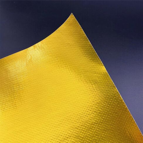 أداء الفريق - حاجز درع حراري من الألياف الزجاجية المدعمة باللاصق 13575 يصل إلى 2000 درجة فهرنهايت متعدد الأغراض - متوافق مع خراطيم وأبواب جدار الحماية 12 بوصة × 24 بوصة in Kuwait