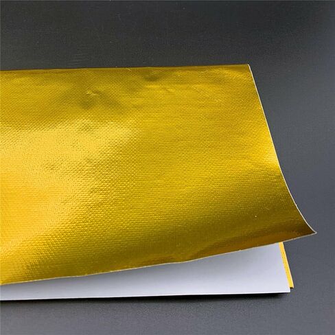 أداء الفريق - حاجز درع حراري من الألياف الزجاجية المدعمة باللاصق 13575 يصل إلى 2000 درجة فهرنهايت متعدد الأغراض - متوافق مع خراطيم وأبواب جدار الحماية 12 بوصة × 24 بوصة in Kuwait