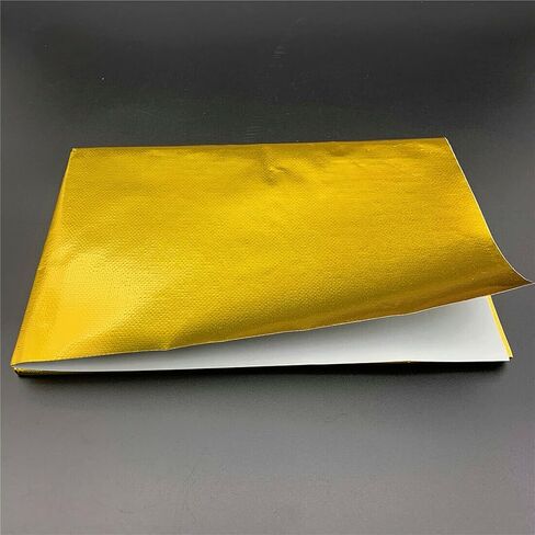 أداء الفريق - حاجز درع حراري من الألياف الزجاجية المدعمة باللاصق 13575 يصل إلى 2000 درجة فهرنهايت متعدد الأغراض - متوافق مع خراطيم وأبواب جدار الحماية 12 بوصة × 24 بوصة in Kuwait