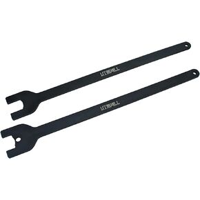 UTMALL 2PCS Viscous Fan Clutch Spanner Wrench Tool Set for Land Rover Range Rover 4.2 4.4 TD V6 303-1142 303-1143 in Saudi Arabia
