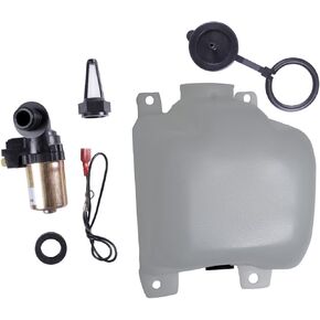 Omix | 19107.03 | Windshield Washer Fluid Reservoir Kit, Pump/Filter | OE Reference: 3211338 | Fits 1972-1986 Jeep CJ