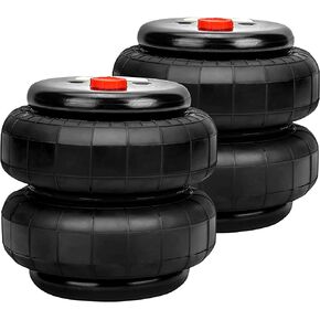 maXpeedingrods Universal Air Suspension Spring Double Bellow Standard 2500 lb 1/2"npt Heavy Duty Single Port for Trucks