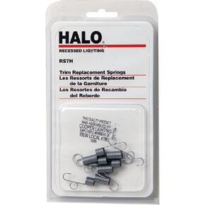 HALO RS7H, Replacement Coil Springs for Use with Trims -Blister Pack of 4, Silver