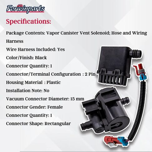 الملف اللولبي لتهوية علبة فابور لعام 2004-2010 Chevrolet Silverado 1500 2500 3500 GMC Sierra 1500 2500 3500 911-237 10357992 CVS34 in Kuwait