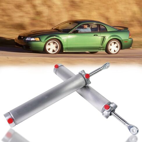 MIKODA قطعتان من أسطوانة رفع هيدروليكية قابلة للتحويل للسائق وجانب الركاب متوافق مع Ford Mustang Cobra 1999 2000 2001 2002 2003 2004 استبدال XR3Z-7650600-A in Saudi Arabia