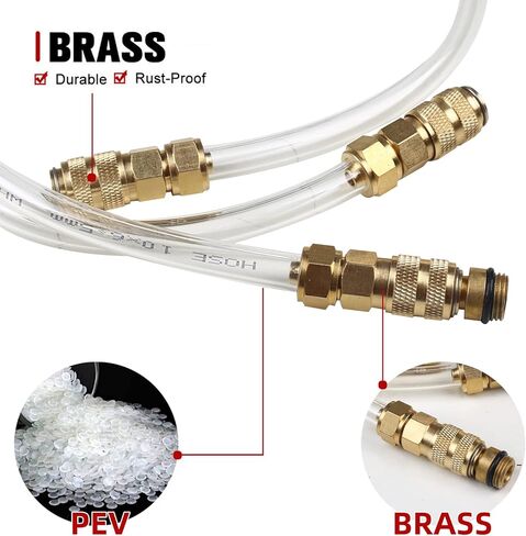 طقم نزف وملء توجيه هيدروليكي احترافي لأنظمة Seastar - خالي من الصدأ، مانع للتسرب، توصيل سريع، متوافق مع طقم نزف التوجيه الهيدروليكي Sea Star، للقوارب الداخلية والخارجية in Kuwait