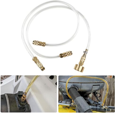 طقم نزف وملء توجيه هيدروليكي احترافي لأنظمة Seastar - خالي من الصدأ، مانع للتسرب، توصيل سريع، متوافق مع طقم نزف التوجيه الهيدروليكي Sea Star، للقوارب الداخلية والخارجية in Kuwait