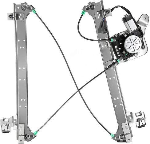 YHTAUTO Rear Power Window Regulator Driver Side with 2-Pin Motor Assembly for Chevy Silverado & GMC Sierra 1500 2500 HD 3500 2001-2006, Suburban/Avalanche/Yukon XL & Cadillac Escalade ESV EXT in Saudi Arabia