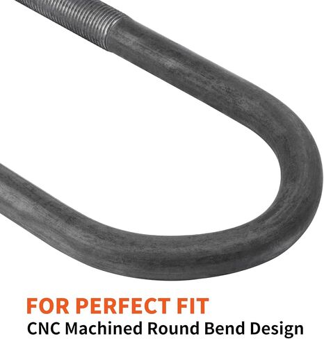 SPARKWHIZ Trailer U Bolt Kit, 5-1/2 inch U Bolt for 3,500 lb Trailer Axle, 2-3/8" Round Axle, 1/2" Diameter in Saudi Arabia