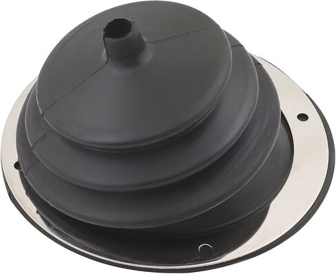 Mr. Gasket Small Round Shifter Boot, Black in Saudi Arabia