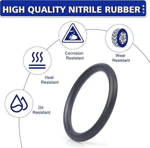O Ring Kit, Inch & Metric Sizes, Nitrile-70A, Rubber Seals O Rings & 4 Pieces Orings Remover Tools in a Storage Case, for Faucet, Plumbing, Automotive (Red & Yellow Case) 786 Pieces in Kuwait