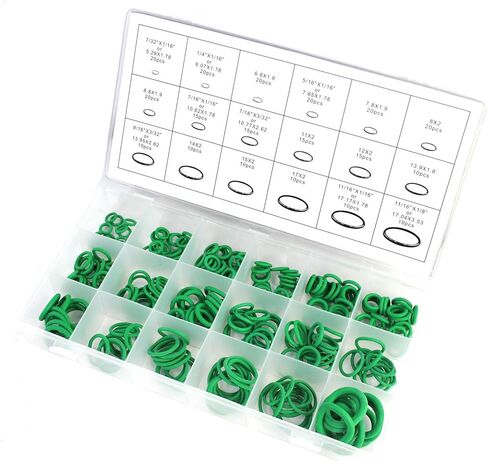 SINOCMP Multi Assortment 270pcs O-Ring Seal Kit for Car Vehicle Auto Repair (270pc HNBR O-Ring Assortment) in Kuwait