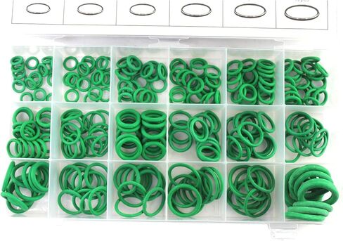 SINOCMP Multi Assortment 270pcs O-Ring Seal Kit for Car Vehicle Auto Repair (270pc HNBR O-Ring Assortment) in Kuwait