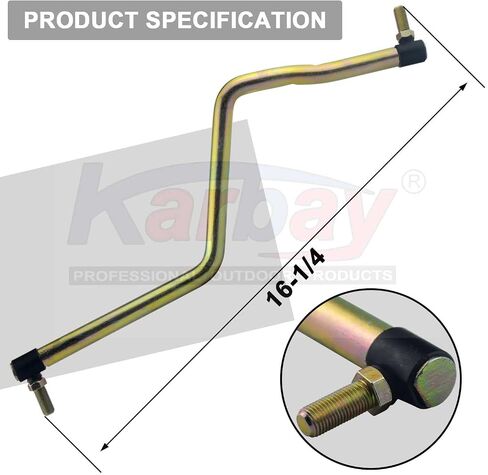 Karbay 175121 532175121 Steering Arm Drag Link Compatible with Husqvarna/Craftsman LT2000 LTX1000 917276827, Connects Sector Gear to The Spindle in Saudi Arabia