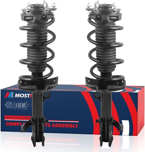 MOSTPLUS زوج أمامي كامل مجموعة ربيع الدعامة متوافقة مع 2007-2014 هوندا CR-V CRV 2.4L يستبدل 11605 11606 133365L 1333365R لفائف الصدمة اليسرى واليمنى in Kuwait