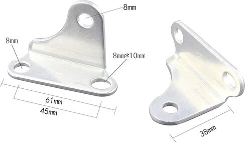 Apexstone 2pcs 100N/22.5LB 15 بوصة زنبرك غاز/دعامة / دعامة / صدمات/مسند رفع مع L-type Mounts in Kuwait