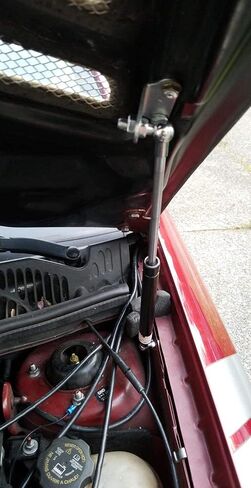 Apexstone 2pcs 100N/22.5LB 15 بوصة زنبرك غاز/دعامة / دعامة / صدمات/مسند رفع مع L-type Mounts in Kuwait