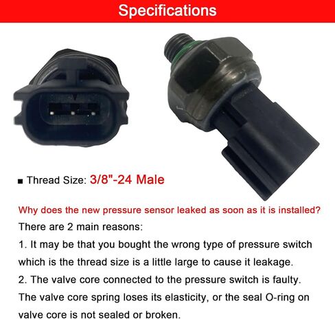 AMApart Pressure Switch Compatible with Nissan Altima Frontier Maxima Pathfinder Qashqai Quest Rogue Sentra Titan Versa X-Trail Xterra Infiniti FX35 FX37 QX50 QX80 Mazda 3 6 CX9 A3218 in Saudi Arabia