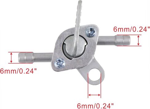 WOOSTAR 1/4 "صمام الوقود المضمن Petcock قطع التبديل لاستبدال PW50 1981-2009 الترابية دراجة الطرق غير الممهدة in Kuwait