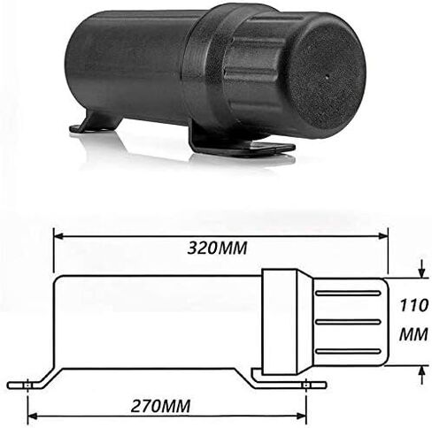 MOTO4U Motorcycle Off-Road Universal Waterproof Tool Tube Gloves Raincoat Storage Box Cap Holder Canisters Tool Repair Box Document Holder Mini Size in Saudi Arabia