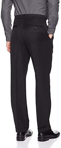 Perry Ellis Men's Classic Fit Non-Iron Double Pleat Dress Pant in Saudi Arabia
