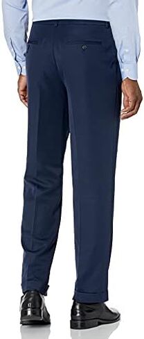 Perry Ellis Men's Classic Fit Non-Iron Double Pleat Dress Pant in Saudi Arabia