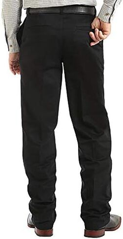 Wrangler Men's Flat Front Relaxed Fit Casual Pant in Saudi Arabia