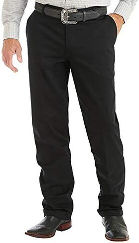 Wrangler Men's Flat Front Relaxed Fit Casual Pant in Saudi Arabia