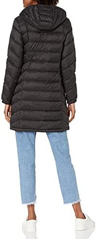 Tommy Hilfiger Women's Mid Length Chevron Quilted Packable Down Jacket in Kuwait