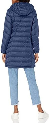 Tommy Hilfiger Women's Mid Length Chevron Quilted Packable Down Jacket in Kuwait