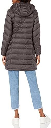Tommy Hilfiger Women's Mid Length Chevron Quilted Packable Down Jacket in Kuwait
