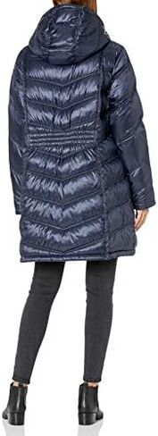 Calvin Klein Women's Hooded Chevron Quilted Packable Down Jacket (Regular and Plus) in Saudi Arabia