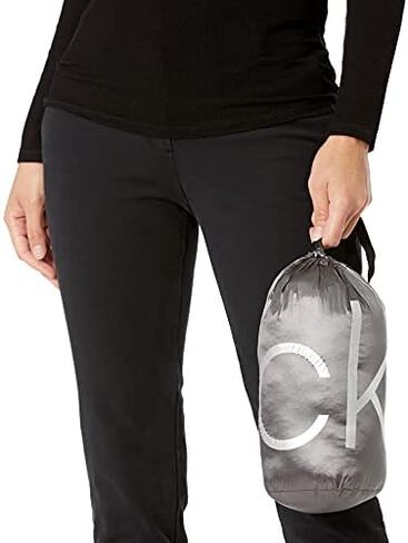 Calvin Klein Women's Hooded Chevron Quilted Packable Down Jacket (Regular and Plus) in Saudi Arabia