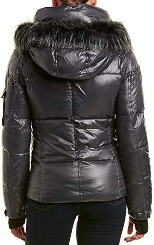 S13 Women's Kylie Down Puffer Jacket with Faux Fur Trimmed Hood in Kuwait