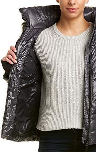 S13 Women's Kylie Down Puffer Jacket with Faux Fur Trimmed Hood in Kuwait