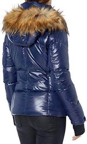 S13 Women's Kylie Down Puffer Jacket with Faux Fur Trimmed Hood in Kuwait