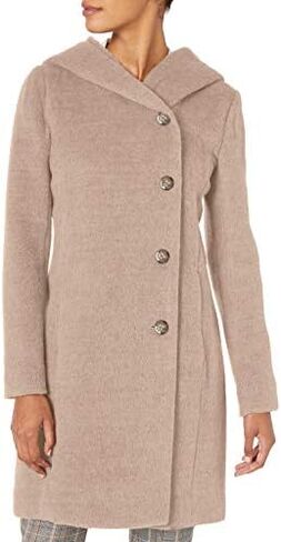 Cole Haan Women's Alpaca Blend Dropped Shoulder Coat in Saudi Arabia