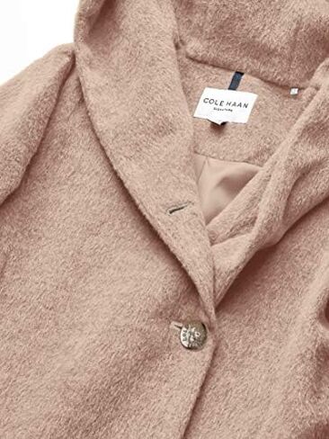 Cole Haan Women's Alpaca Blend Dropped Shoulder Coat in Saudi Arabia