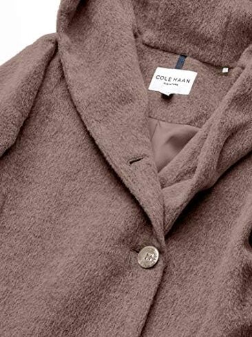 Cole Haan Women's Alpaca Blend Dropped Shoulder Coat in Saudi Arabia