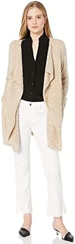 Calvin Klein Women's Long Flyaway Jacket in Saudi Arabia