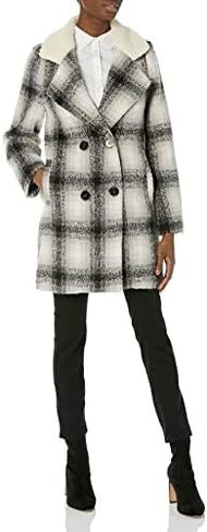 Karen Kane Women's Shearling Collar Coat in Saudi Arabia