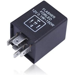 DishyKooker سيارة ضوء 5-Pin LED الإلكترونية مرحل ومضي تستخدم ل LED بدوره إشارة مصابيح كهربائية لملحقات السيارات in Kuwait