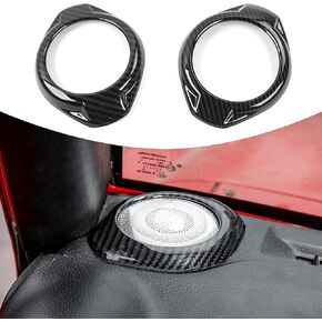 A Pillar Speaker Decoration Cover Trim for Jeep Wrangler JK & Unlimited 2015-2017 Interior Accessories(Black) in Kuwait