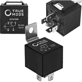 True Mods 12V 40/30 Amp 5-Pin SPDT Bosch Style Electrical Relay