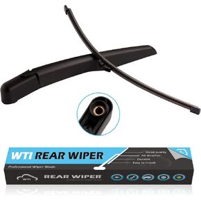 WTI 24 & 22 Inch Pack of 2 Front Automotive Replacement Windshield Wiper Blades with 2 Extra Rubber Replacement Blades Refill, 1 Year Warranty Easy DIY Install & Superior Road Visibility (24" + 22")