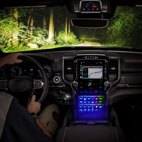 Nilight LED POD Lights Rocker Switch Led Light Bar Switch 5Pin ليزر تشغيل / إيقاف مفاتيح 20A / 12V 10A / 24V التبديل مع مجموعة أسلاك العبور للسيارات والشاحنات وRVs، ضمان لمدة عامين in Saudi Arabia
