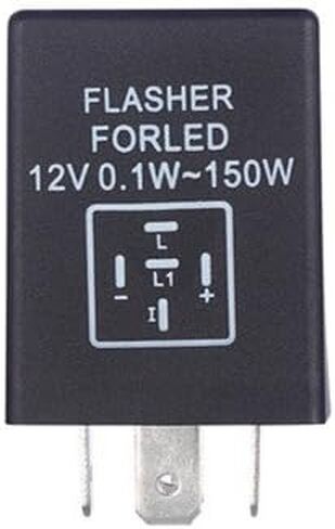 DishyKooker سيارة ضوء 5-Pin LED الإلكترونية مرحل ومضي تستخدم ل LED بدوره إشارة مصابيح كهربائية لملحقات السيارات in Kuwait