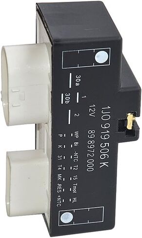 مرحل وحدة التحكم في مروحة التبريد 1J0919506K لسيارة فولكس فاجن بيتل جيتا جولف TT 2000-2014 بديل # 1J0 919 506 K وحدة التحكم في مروحة التبريد in Saudi Arabia
