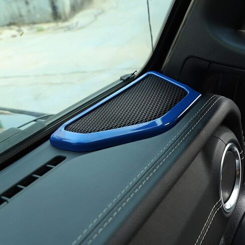 Voodonala for Wrangler JL JT Speaker Audio Trim Top & A Pillar Trim Compatible with 2018-2023+ Jeep Wrangler JL JLU Gladiator JT Interior Accessories, ABS 4pcs Carbon Fiber in Kuwait